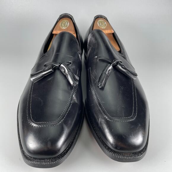 Johnston & Murphy Aristocraft Men\'s 10 3E Black Leather Tassel Loafer Worn Once main image 5